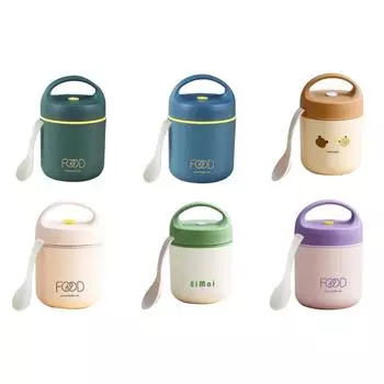 Детский подогреватель Bento Lunch Box нержавеющая сталь суповая чашка с ложкой уплотнитель сохранение тепла изолированный ланч-бокс