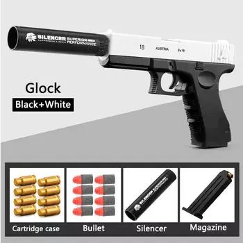 Детское игрушечное оружие, пистолет Desert Eagle, ручной пистолет, игрушечный пенопластовый дротик, бластер, модель для стрельбы, пусковая установка для мальчиков и девочек, игры на открытом воздухе