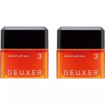 DeuXer Medium SOft WaX 3 Set Of 2 Floral Berry Hair WaX 80g X 2