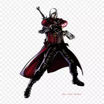 Devil May Cry 3 Dante Devil May Cry 3 Dante S Awakenin Утюг на термопереносной печати Виниловые нашивки Наклейка для одежды DIY Аппликации Моющиеся нашивки