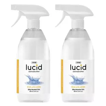 Devolver Lucid дезинфицирующее средство для рук спрей этанол, 500 мл, 2 шт.