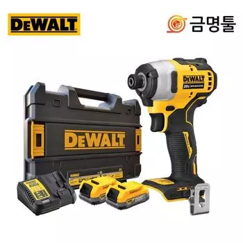 Dewalt DCF809E2T Ударный зарядный драйвер 20 В 1,7 Ач Powerstec Battery BL Motor