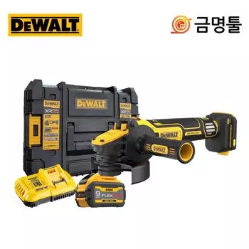 DeWalt DCG409VSX1 Зарядная шлифовальная машина 20 В 9,0 Ач 5 дюймов 1 упаковка 6-скоростной контрольный гибкий болт двигателя BL