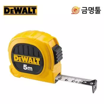 Dewalt DWHT36332L Duo Компактная рулетка 5 м, 19 мм, двухсторонняя лента, рамка из АБС-пластика