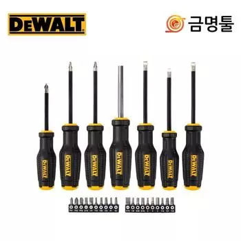 DeWalt DWHT65104 Набор отверток, 27 шт., черные хромированные насадки с никелированным покрытием и повышенной коррозионной стойкостью