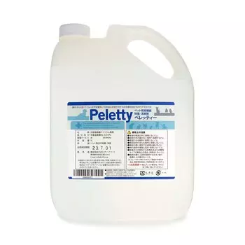 Дезинфицирующее и дезодорирующее средство для домашних животных Pellety Professional, используемое ветеринарами (5л) белый