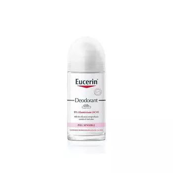 Дезодорант Eucerin в шариковом исполнении с 0% алюминия для чувствительной кожи, 50 мл