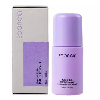 Дезодорант-карандаш Sunoeun Natural Herb Roll-on без запаха, 1 шт., 50 мл