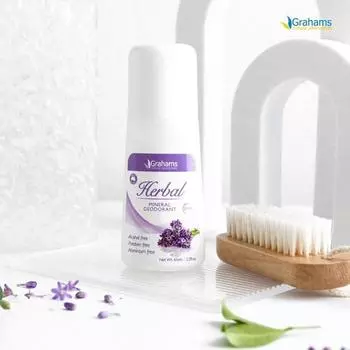 Дезодорант-масло на основе минералов Graham s Natural Mineral Herbal Roll On 65 мл, 1 упаковка