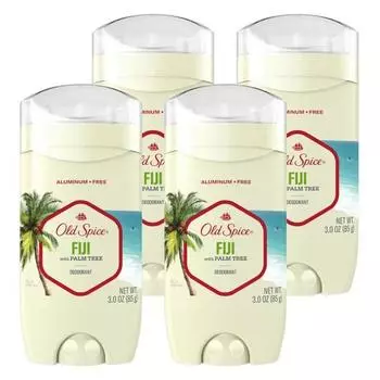 Дезодорант Old Spice Fiji с пальмовым деревом 85 г x4, 4 шт.