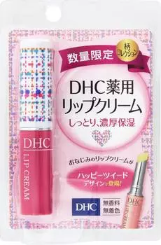 DHC Лечебный бальзам для губ Happy Tweed Design 1,5 г (Квази-лекарство)