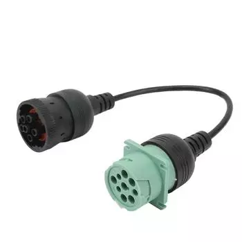 Диагностический кабель 9P J1939 - 6P J1708 Plug and Play ABS Пластик Высокая гибкость Универсальный для