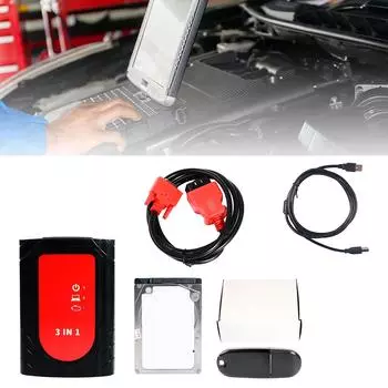 Диагностический сканер OBD 3 в 1 для автомобиля OBD 3 в 1, полный набор диагностических инструментов OBD2 с жестким диском