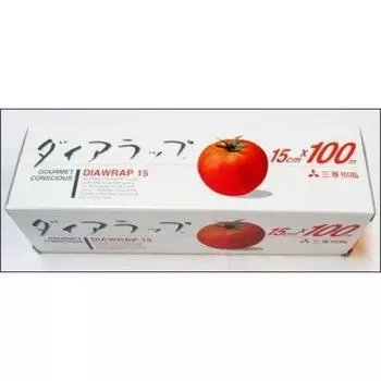 Диаметр обертки 15 см x 100 м 1 шт. Пищевая упаковочная пленка