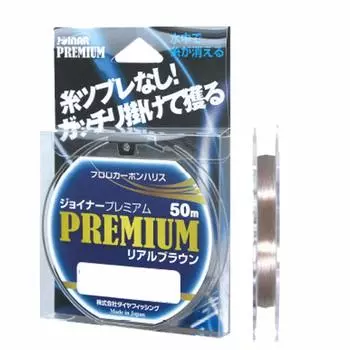 Diamond Fishing Joiner Premium 50m Real Brown Polyvinylidene Fluoride No. 1.5
