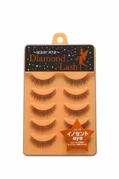 Diamond Lash 5 pairs For eyes with an innocent impression with fluffy [Innocent eye] (upper eyelashes) strands...