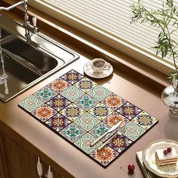Diatom Mud Kitchen Faucet Placemat Super Absorbent Tableware Mat Kitchen Drain Pad Bathroom 1