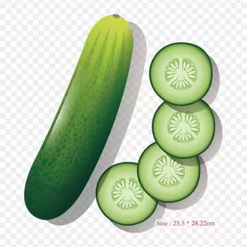 Dibujo Animado De Pepino огурец рисунок утюгом на теплопередаче печать виниловые нашивки наклейки для одежды DIY аппликации моющиеся нашивки