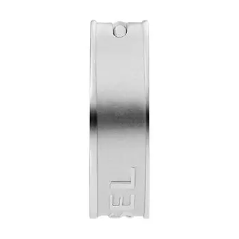 Diesel All Gender Silver Stainless Steel Cuff Earrings L x W x H Stainless No Jewels (ModelDX1316040), 12.9MM 14.1MM 4.3MM, Steel,