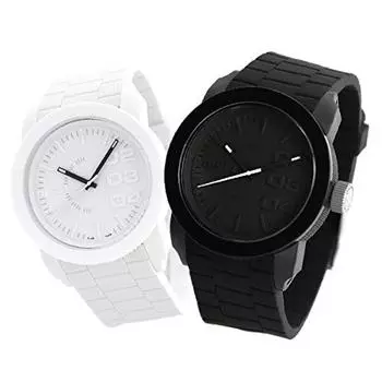 [Diesel] Часы DIESEL Пара часов Черный Белый Унисекс Черный x Белый DZ1437 DZ1436 Мужские Женские
