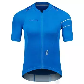DIFOS Short Sleeve Cycling Summer Cycling Size M Men s Jersey, Wear, Quick-Drying, Breathable, Pockets, Reflective, Blue, синий