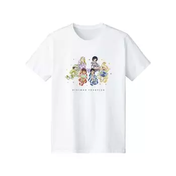 Digimon Frontier Оригинальная иллюстрация Gathering Sleepover Пижама Размер S Ver. Футболка женская