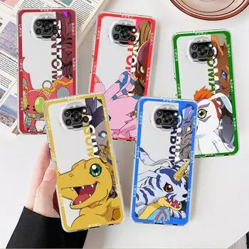 Digimon прозрачный чехол для Xiaomi Mi Poco X3 NFC M3 Pro F3 F1 11 Lite 12 Redmi Note 10 9S 8 7 9 мягкий чехол для телефона Xiaomi Poco M3