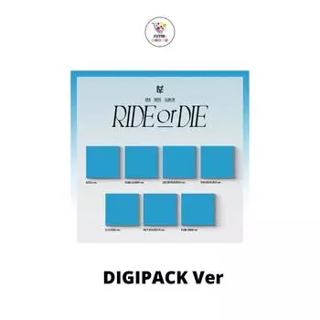 Digipack Ver 3-й мини-альбом EVNNE RIDE or DIE Random Ver