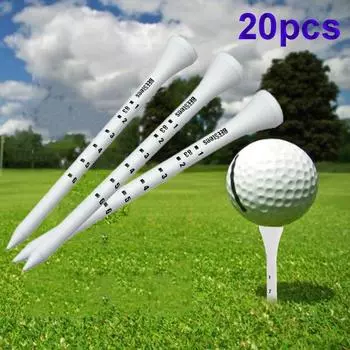 Digital 83mm Professional White Tee Golf Holder Ball Socket Golf Tees белый