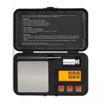 Digital Electronic Gram Scale 200g/0.01g Smart Pocket Scale Portable Jewelry Scale Measuring Tool 200g/0.01g