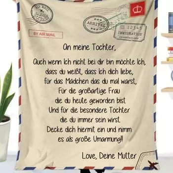 Digital Print Envelope Flannel Blanket Fashion Personalized Bed Throw Blanket For Office Relaxation 76x102230G