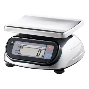 Digital Scale 5000g Minimum 2g Pan A&D Dustproof/Waterproof SL-5000WP Weighing capacity display size 232(W)192(D)mm