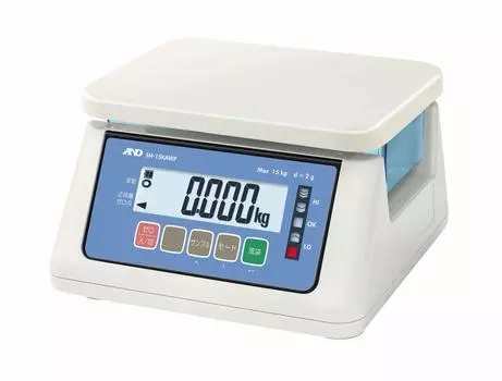 Digital Scale A&D Dustproof/Waterproof SH15KAWP-JA