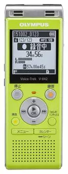 Диктофон OLYMPUS IC VoiceTrek 4 ГБ Совместимость с MicroSD Лаймово-зеленый LGR V-842 V-842