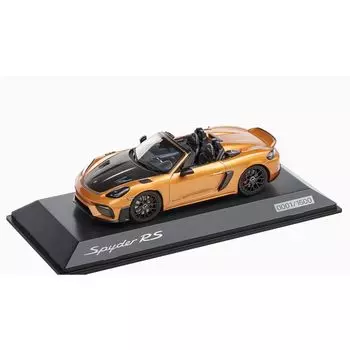 дилерская модель 1/43 порше 718 (+982) spider RS 2024 золотой металлик Spyder мини-автомобиль [продукт]