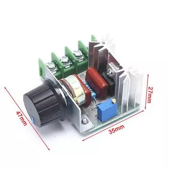 Dimmer 220V 2000W Speed Controller Dimmer Switch Electronic Voltage Regulator AVE 47*35*27mm