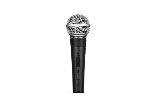Динамический микрофон SHURE с винтом для микрофона кардиоидный живой домашний микрофон лет SM58SE: Переключатель ВКЛ/ВЫКЛ, подставка, однонаправленный, XLR, проводной,