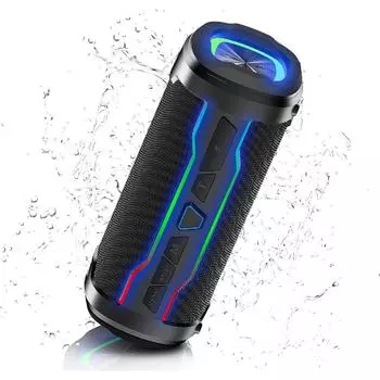 Динамик Bluetooth, коробки для динамиков вызова, модернизированная портативная музыкальная шкатулка, Bluetooth-бокс со звуком стереодинамика высокой четкости на 360°, встроенным микрофоном, FM