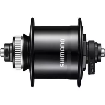 Динамо-втулка SHIMANO DH-UR700-L 32H QR E2 6V-3.0W Center Lock Rotor совместима со старой моделью: 100 мм черный EDHUR7003DBAGL