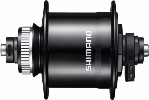 Динамо-втулка SHIMANO DH-UR700-L 32H QR E2 6V-3.0W Center Lock Rotor совместима со старой моделью: 100 мм черный EDHUR7003DBAGL