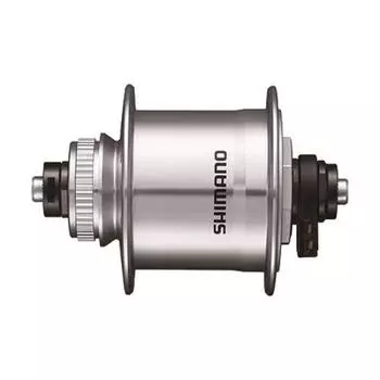 Динамо-втулка SHIMANO DH-UR700 Silver 36H QR E2 6V-3.0W Center Lock Rotor Совместимость со старым:100мм EDHUR7003DAAGS
