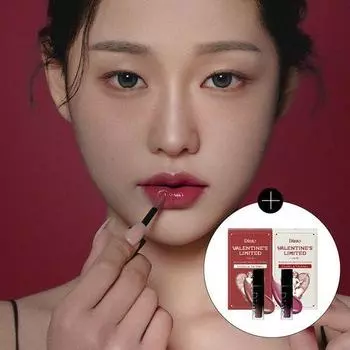Dinto Blogloy Тинт для губ 30 цветов (+ в комплект входят мини-румяна для быстрого сияния щек) 230 Cogitatio