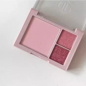 Dinto Cheek & Eye Multi-Use Palette 3 Colors Dinto Palette Dinto Eye Shadow, 3 Pieces, 764 Peachsha
