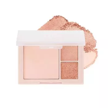 Dinto Cheek & Eye Multi-Use Palette 3 colors, 764 Peach Sha