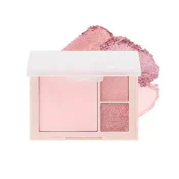 Dinto Cheek & Eye Multi-Use Palette 3 colors, 762 pink shade