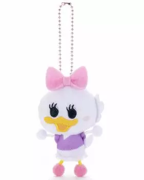 Disney Character Toy Company Ball chain mascot with cleaner Daisy Duck Height 10cm approx.