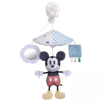 Disney Fluffy Mini Merry Kururin Parasol Mickey & Minnie