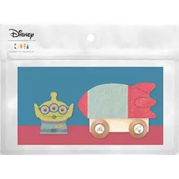 Disney KIDEA VEHICLE Alien Toy Story Pixar Disney Kidia Tsumiki Деревянная игрушка Развивающая игрушка для детей Мальчики Девочки Подарок Принцесса Ролевая игра Машинка Игрушка