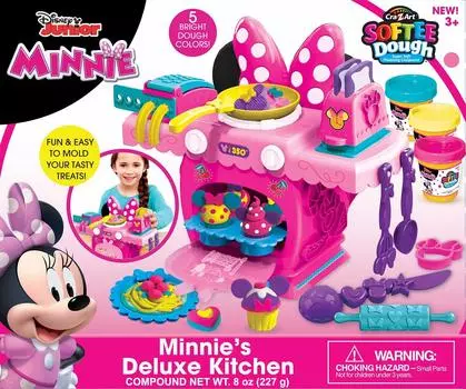 Disney Minnie Mouse Deluxe Kitchen Clay Play House Детская игрушка для девочек [Товар]