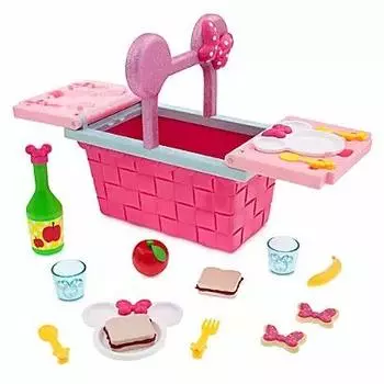 Disney Minnie Mouse Пикник Ролевые игры Набор для пикника Minnie Mouse Корзина для пикника Игровой набор Minnie Mouse Корзина для пикника [Товар]